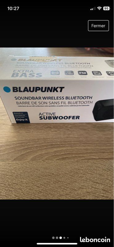 Bluetooth Speakers Blaupunkt Bps3 Blaupunkt Boombar 410252 - Main Image