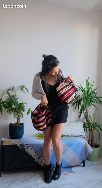 Sac Bora - Sac à main en tissu éthnique péruvien (image 5)