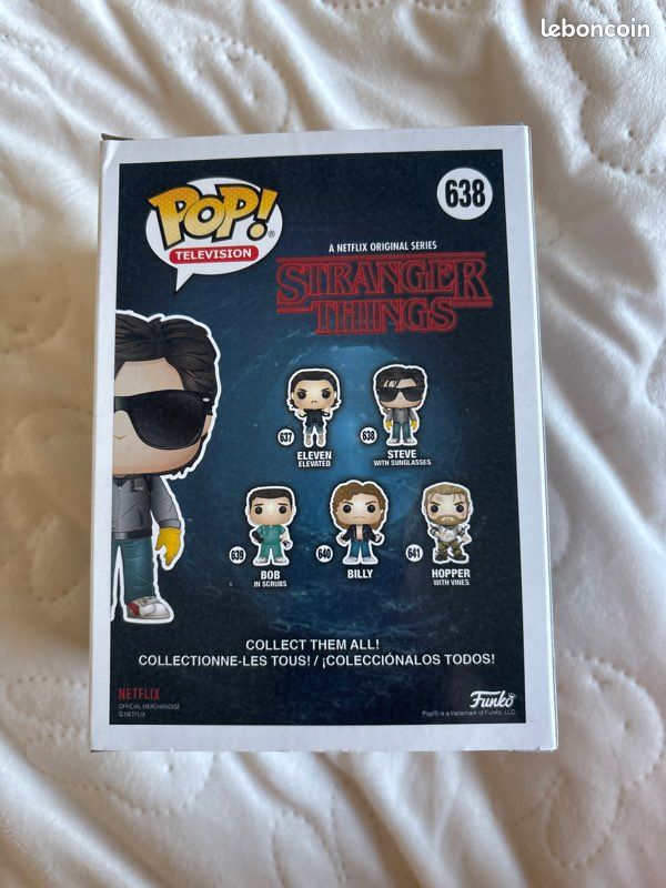 Funko Pop! Stranger Things – Steve Avec Lunettes De Soleil #638 – Neuf