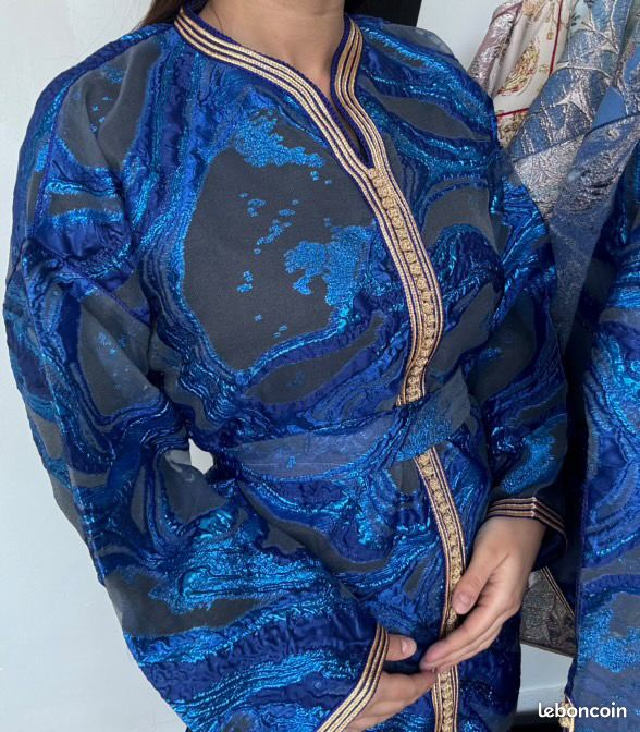 Haut manches longues inspiration marocaine - avec ceinture (image 2)