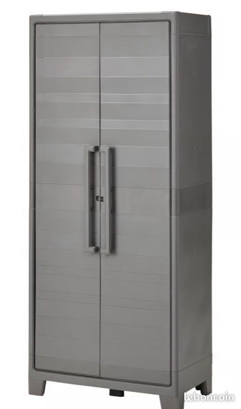 Armoire extérieur gris foncé (image 1)