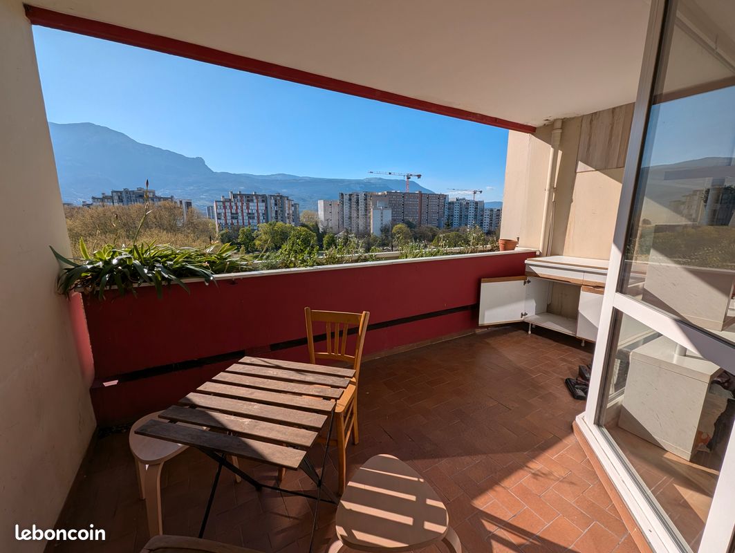 Appartement T3-T4 style Loft étage élevé allée de la Pelouse Grenoble 38100 (image 6)
