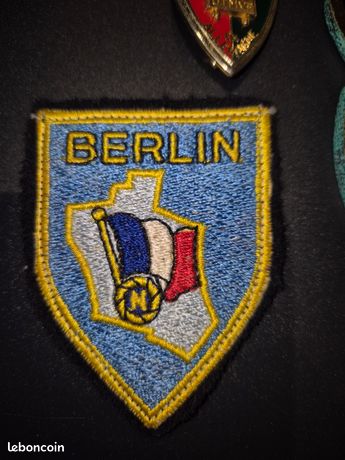 Insigne 11e RC Chasseurs RCC Berlin – Losange Tissu 1945, Cavalerie ABC