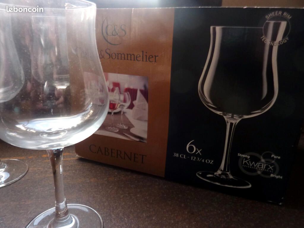 Chef et Sommelier - Arcoroc - Carton Neuf de 6 Verres à vin (image 2)