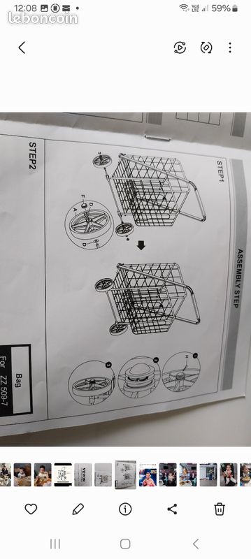 Chariot pour les courses ou autre (image 3)