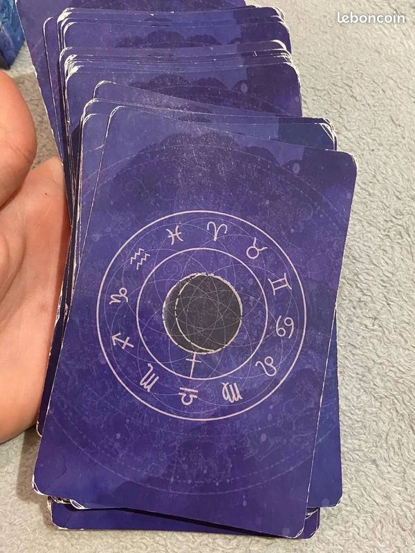 TT45 - Cartes D'astrologie De La Lune Noire, Jeu De Tarot, Version