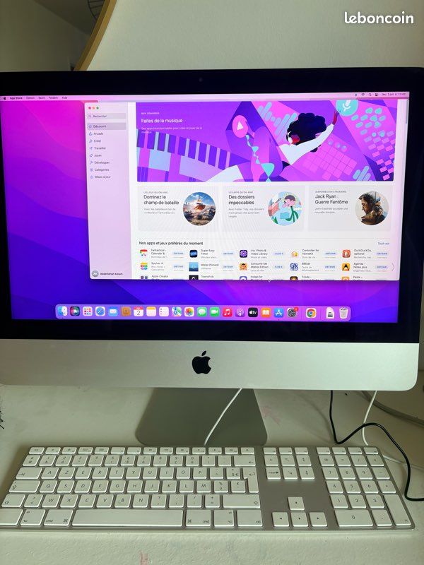 IMac Retina 4K 21.5 pouces (image 1)