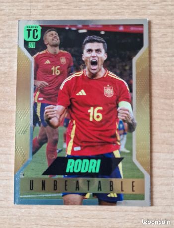 Panini Top Class Football 2025 Card 270 Rodri Unbeatable Bright Gold | . de