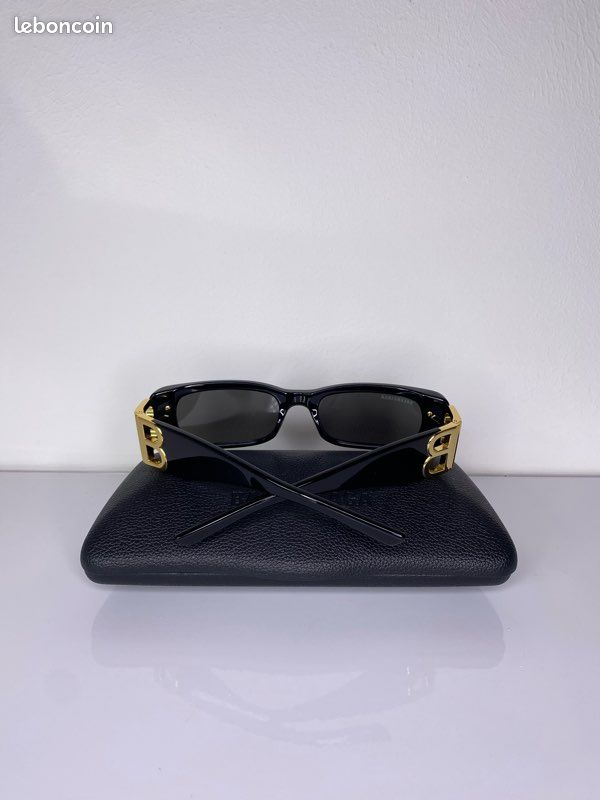 Lunette de soleil rectangle Balenciaga (image 4)