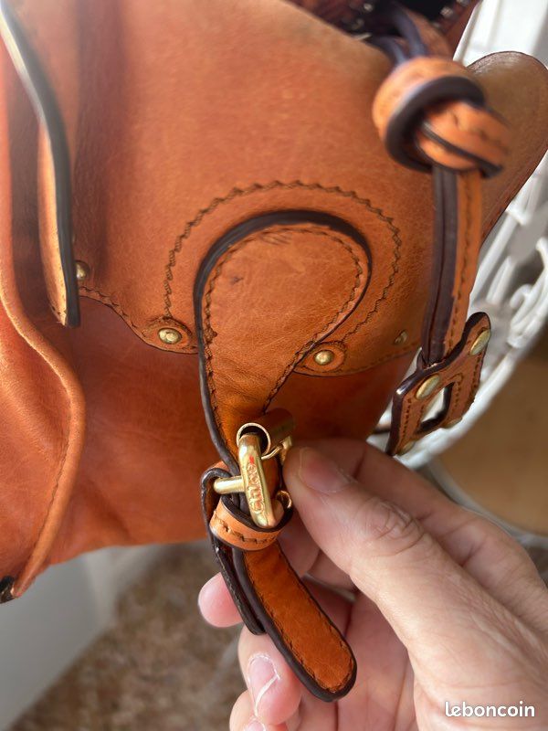 Sac à main Chloé en cuir camel (image 6)