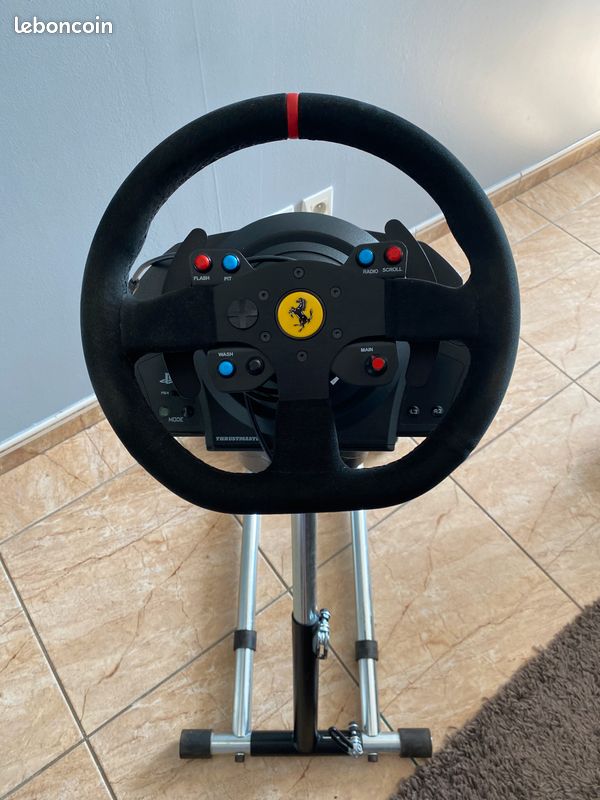 Volant Thrustmaster T300 Ferrari + Pedales + Support (image 2)