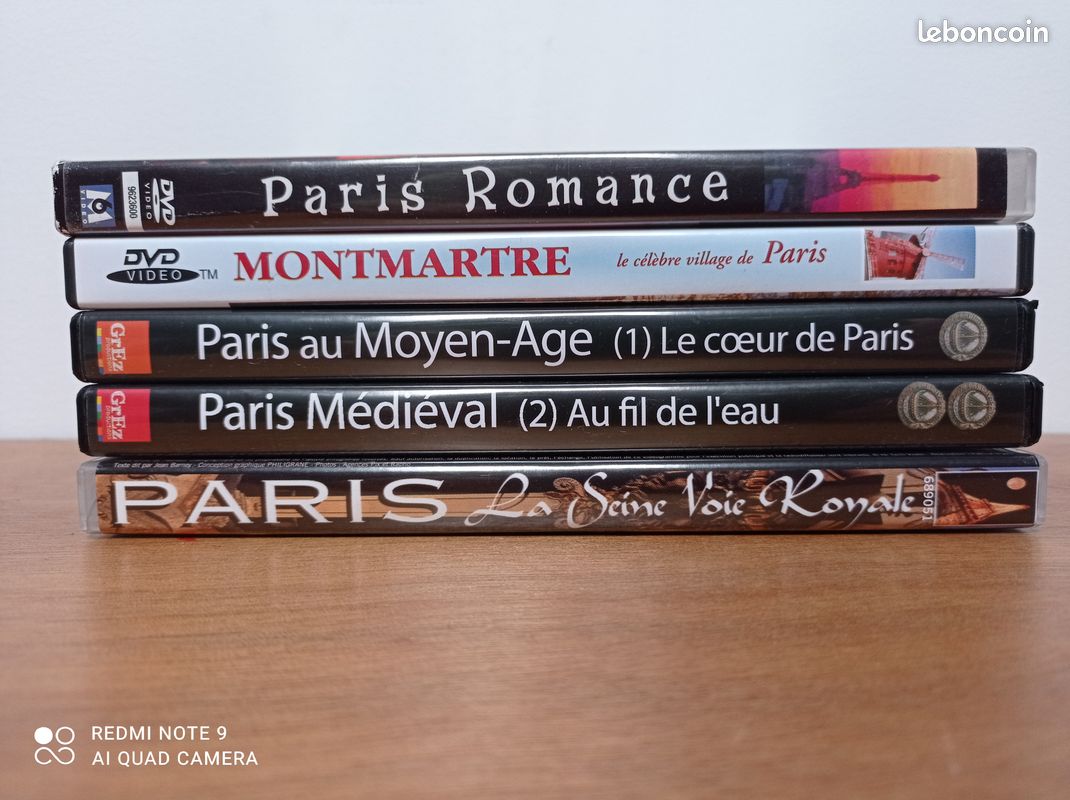 Lot DVD sur Paris (image 1)