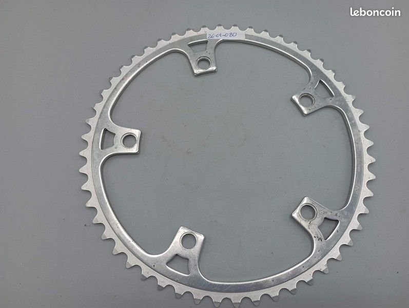 Vintage 1049/A Campagnolo Super Record Crankset, 1978, 170mm, 52-42