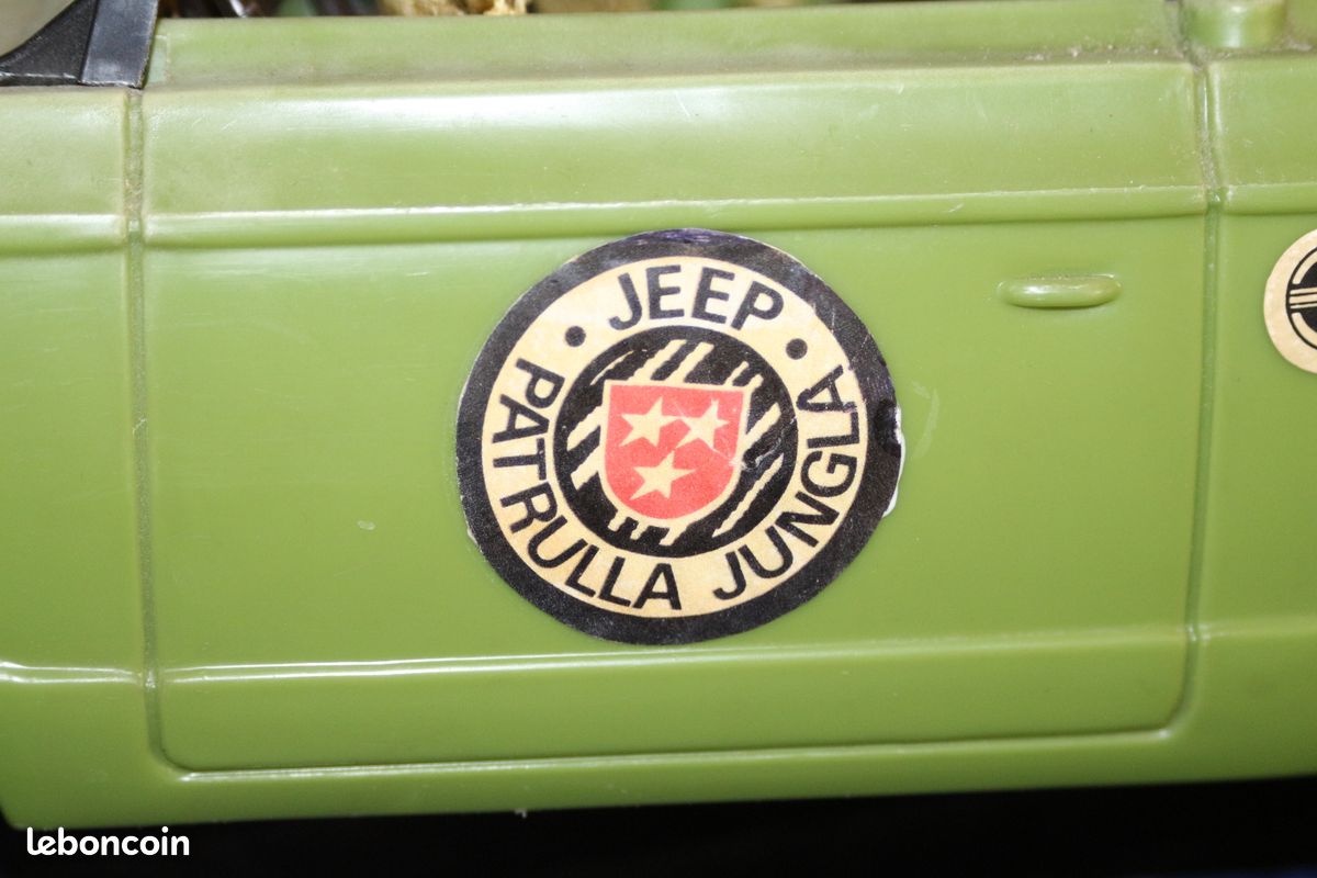 Big Jim Jeep Safari (2268) – Mattel, Véhicule Aventure, Loose, Occasion