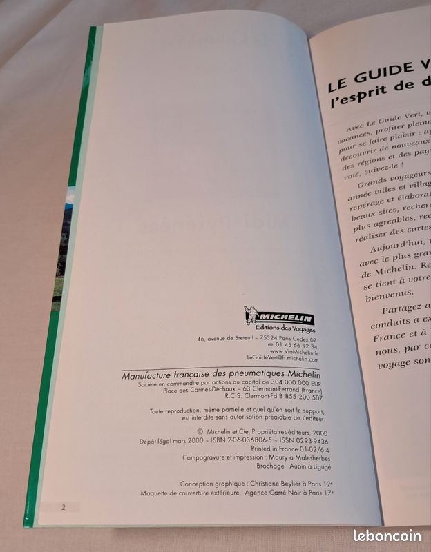 Le Guide Vert, Midi-Pyrénées, Michelin (image 5)