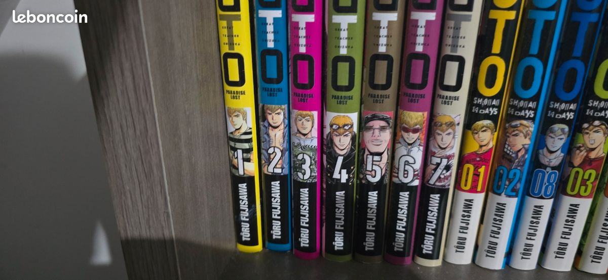 Lot Mangas GTO Paradise Lost (1-7) + Shonan 14 Days (1-9) (image 2)