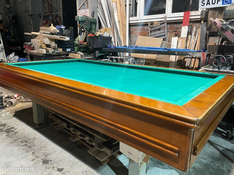 Billard Français Complet – Avec Queues Et Boules, Occasion, Fabriqué En France