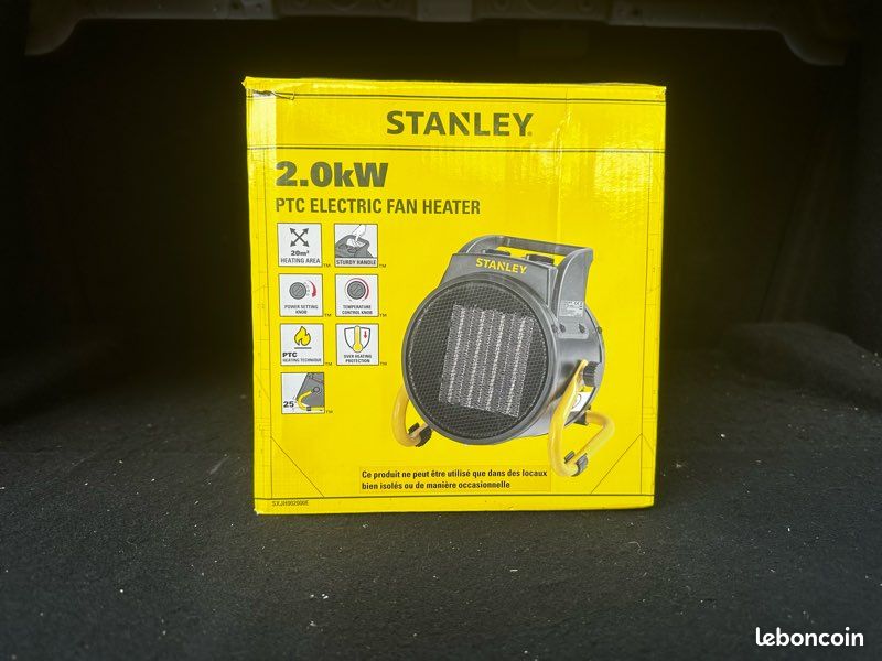 Canon à chaleur céramique Stanley 2000W PTC — atelier garage, très bon état (image 6)
