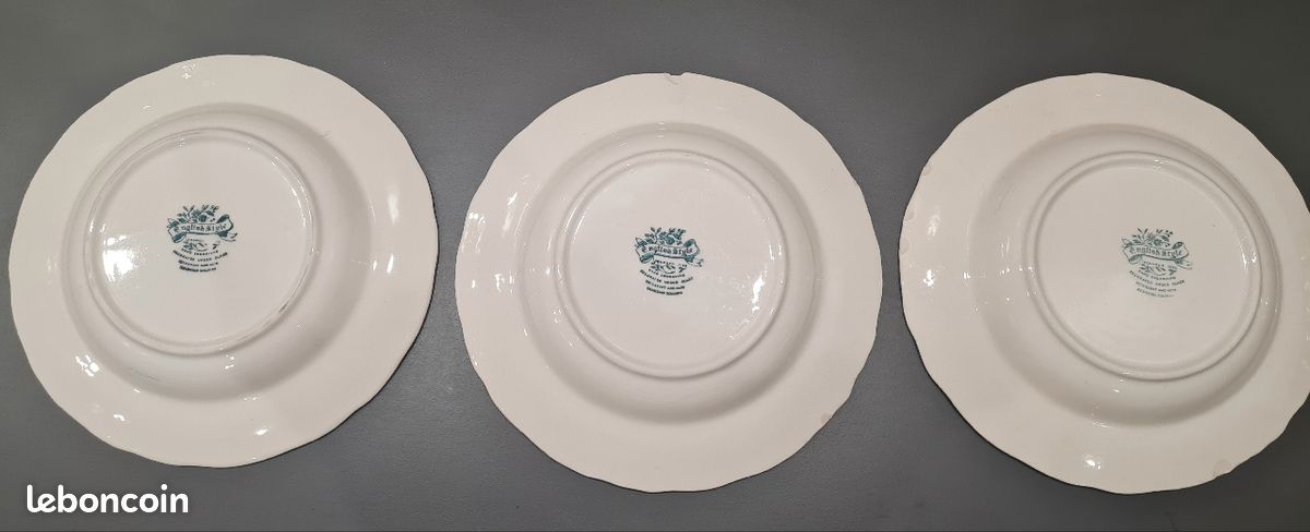 Assiettes anglaises 50's vintage (image 2)