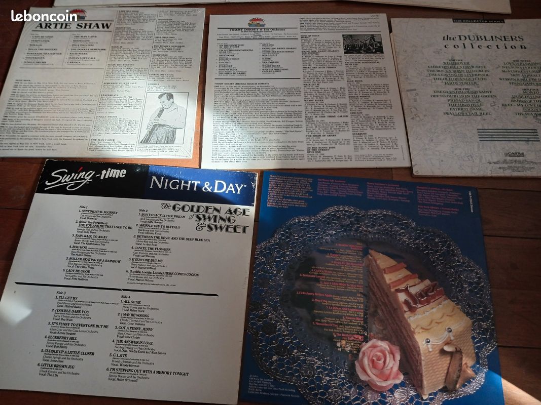 Jazz LP vinyle Benny Goodman Artie Shaw Tommy Dorsey the Dubliners (image 3)