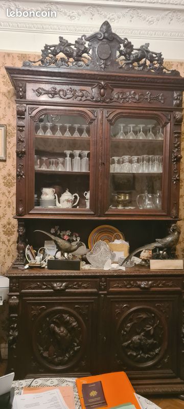 Vaisselier table chaises Fin XIX Henri2 (image 3)