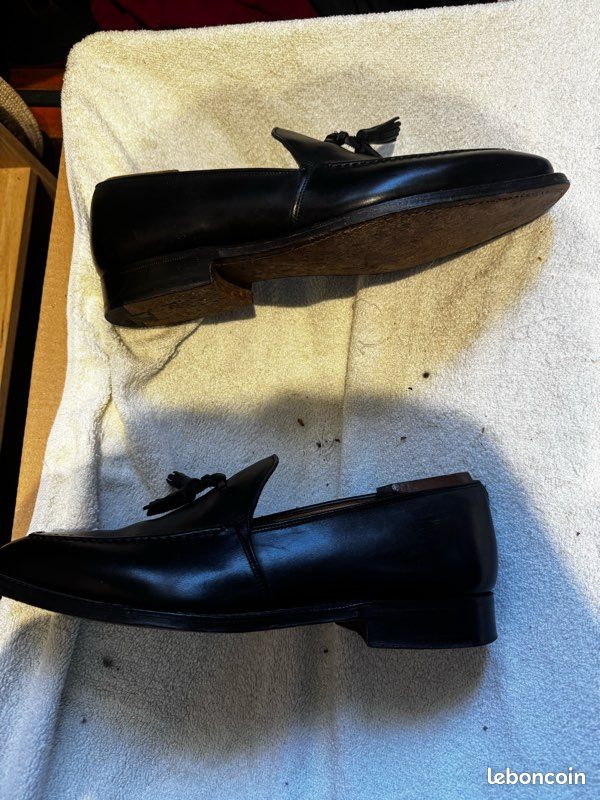 Mocassin à Boucles en cuir de veau glacé Noir | Church's