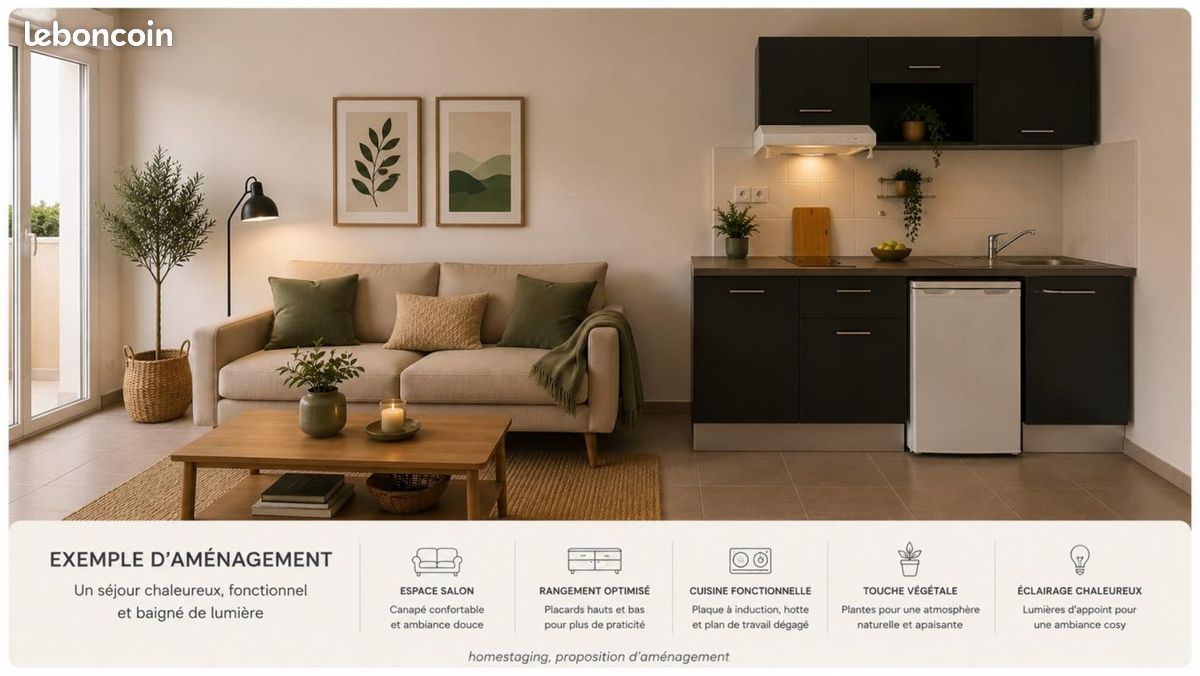 Appartement 2 pièces 38 m² · à Béziers · 38 m² · 95 000 €