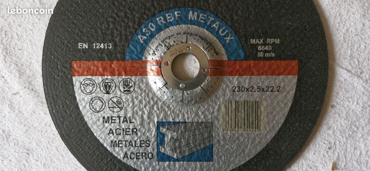 Lot De 2 Disques En Acier Inoxydable 304 - 20,3 Cm De Diamètre, 2 Mm D'épaisseur - Pour Bricolage, Création, Réparation