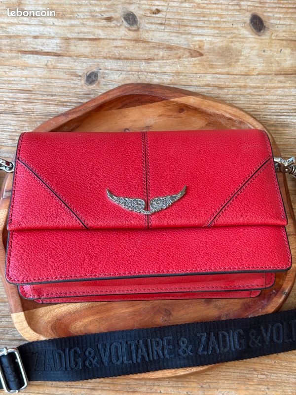 Bandoulière Sac Lolita Zadig Sac Zadig Voltaire Lolita Wings Rouge