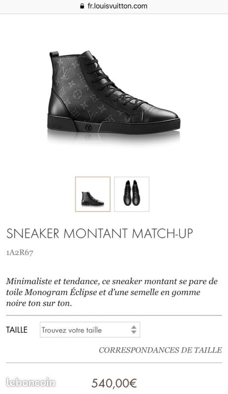 Sneaker montant Rivoli - Homme - Souliers