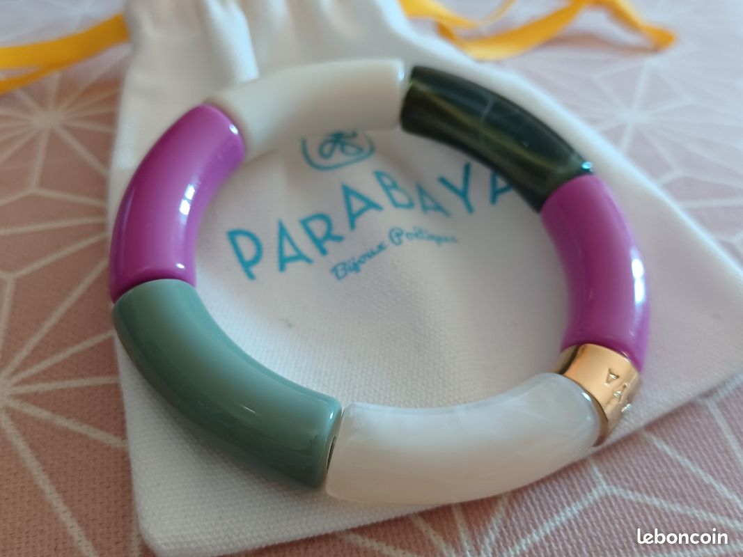 Bracelet multicolore Parabaya avec son pochon offert (image 3)