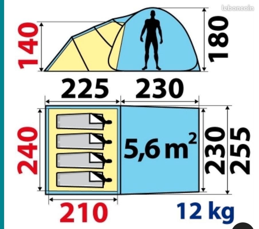 Tente de camping (image 2)