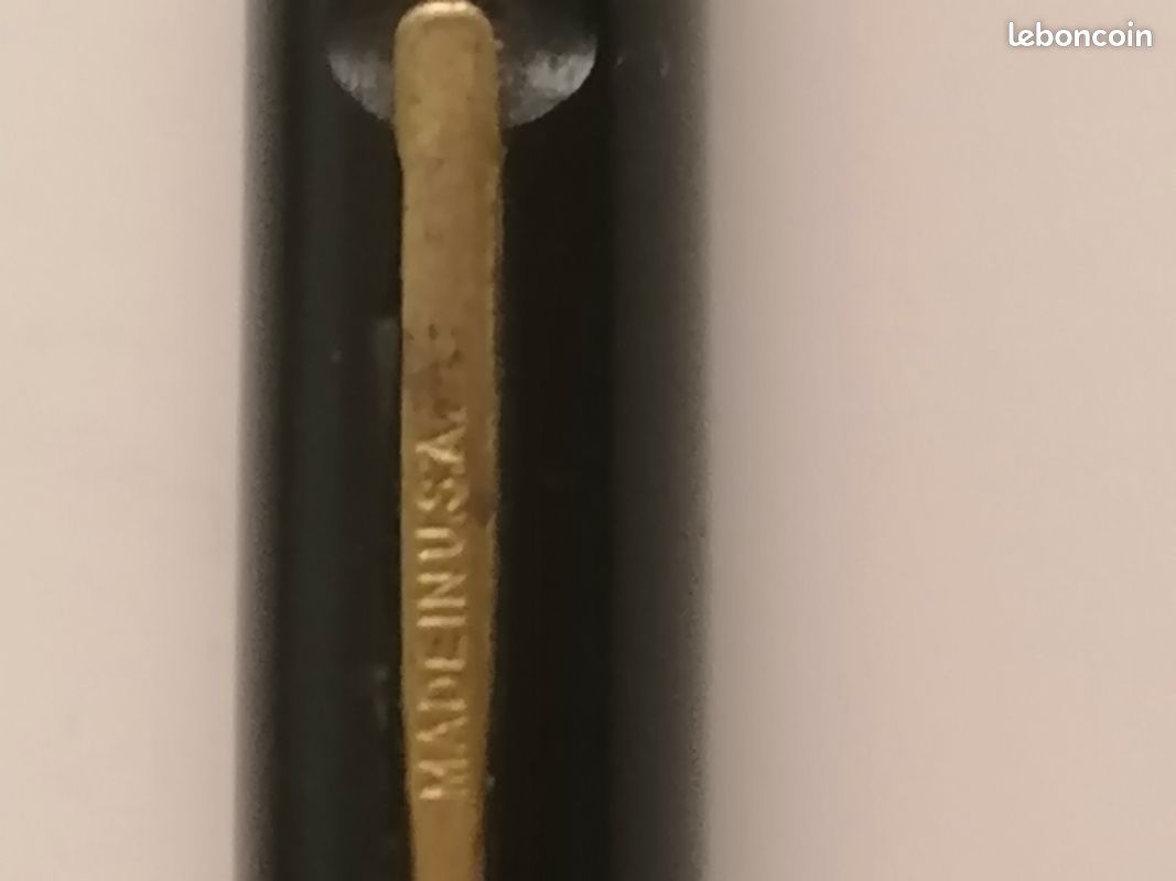 Stylo Bille EVERLAST U.S.A. - Acier Satiné Doré - Occasion En Très Bon état (recharge Fournie)