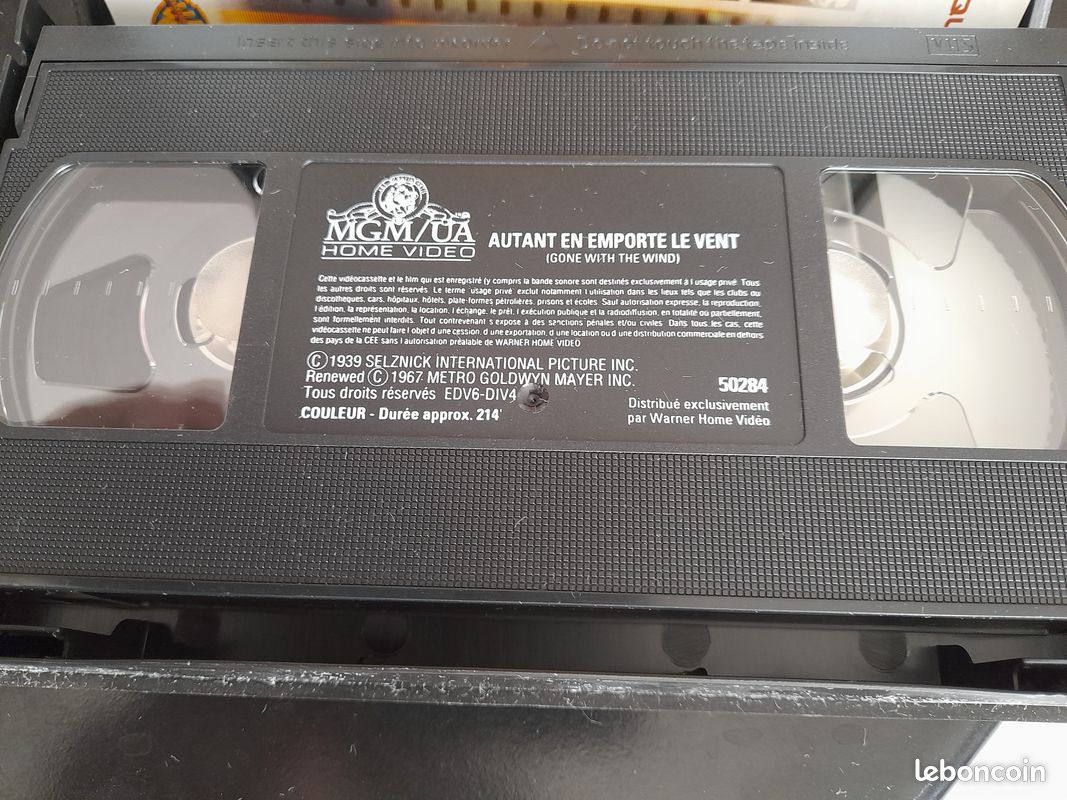 Vhs Autant en emporte le vent (image 3)