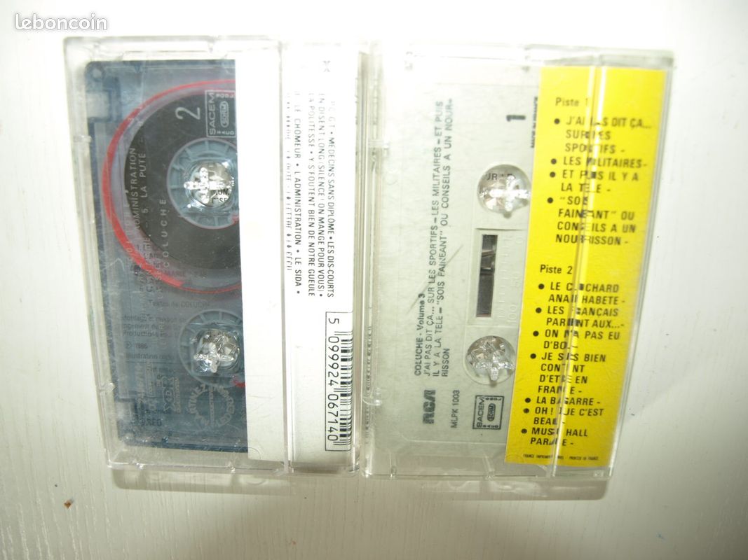 2 cassette audio coluche (image 2)