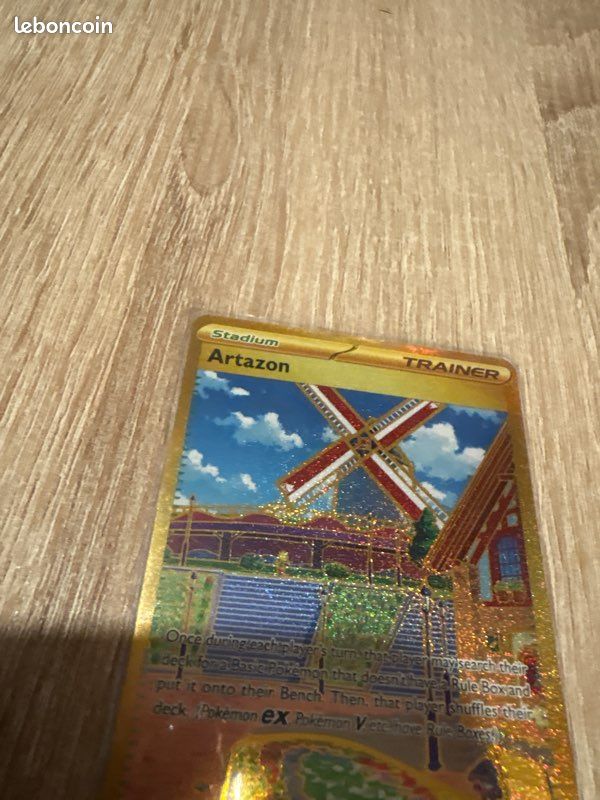 Carte Pokmon artazon anglaise gold - Collection