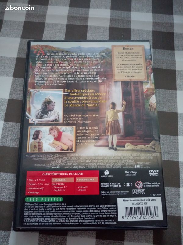 DVD Le monde de Narnia chapitre 1 (image 2)