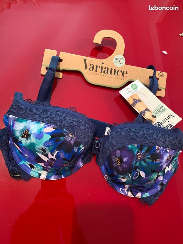 Soutien-Gorge Bandeau VALEGE Florence - Taille 90B (équivalent 75B EU) - Neuf Avec étiquettes