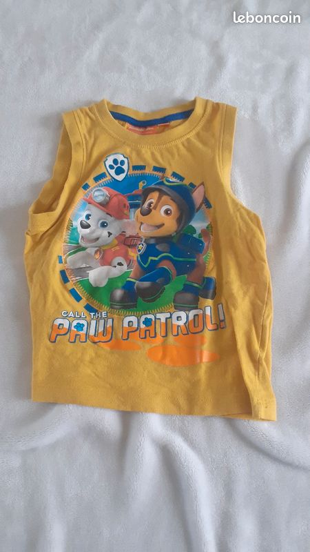 Vêtements enfant ans Pat patrouille Vêtements