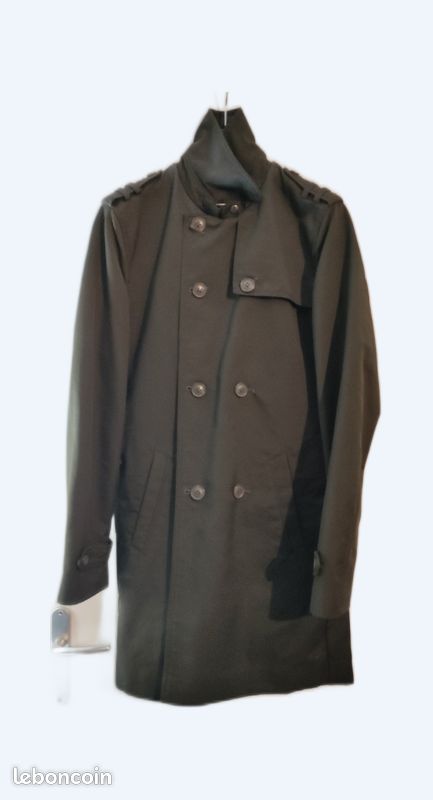 Trench homme taille S kaki foncé Brice comme neuf (image 1)