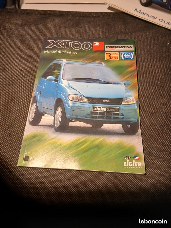 Carnet d entretien Ligier Xtoo neuf (image 1)