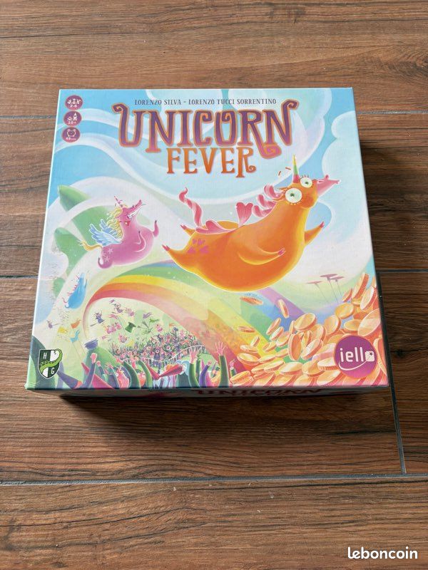 Unicorn fever kickstarter avec figurine et sleeves (image 1)