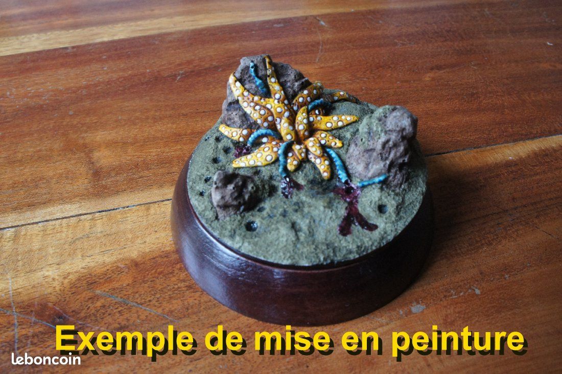 Décor "Plantes " en résine jPg pour diorama (image 1)