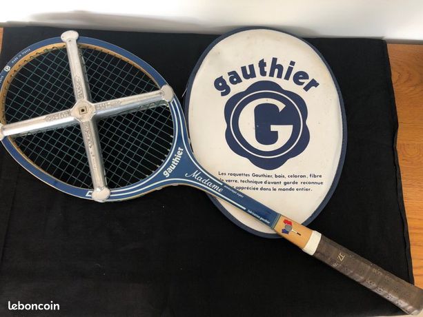Raquette de tennis vintage Gauthier Bois