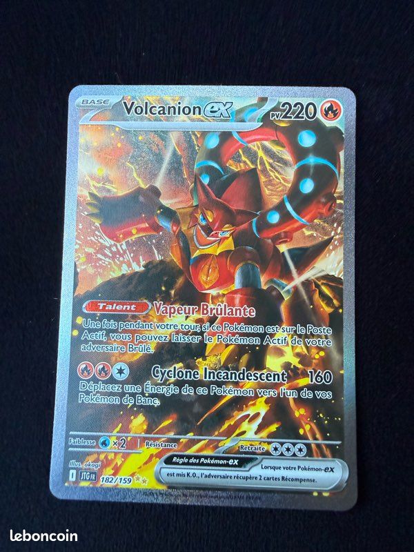 Pokémon Volcanion 182 SAR aventure ensemble (image 1)