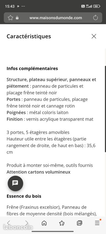 Meuble 3 portes maison du monde (image 11)