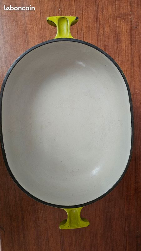 Plats à gratin Le Creuset vintage Enzo Mari 29 et 23 cm - Arts de la table