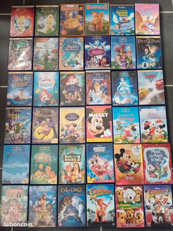 Lot de DVD walt Disney ou à l'unité (image 1)