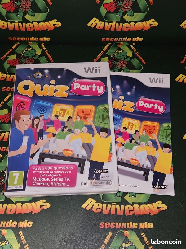 R09551 jeu nintendo wii quiz party Jeux vidéo