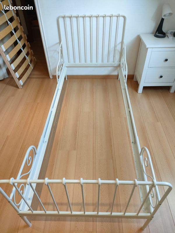 Lit Ikea évolutif+Sommier+Matelas (image 1)